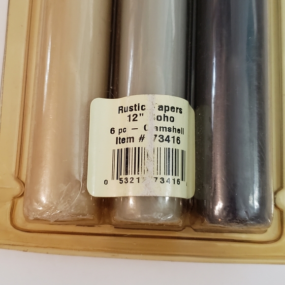 Rustic Taper Candles European Style Germany - Picture 5 of 6